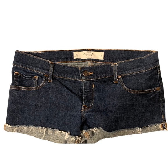 Abercrombie & Fitch Pants - Abercrombie & Fitch-New York Sz 8 width 29 dark denim shorts.